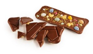 Wielkanocna tabliczka czekolady ręcznie dekorowana 125g.